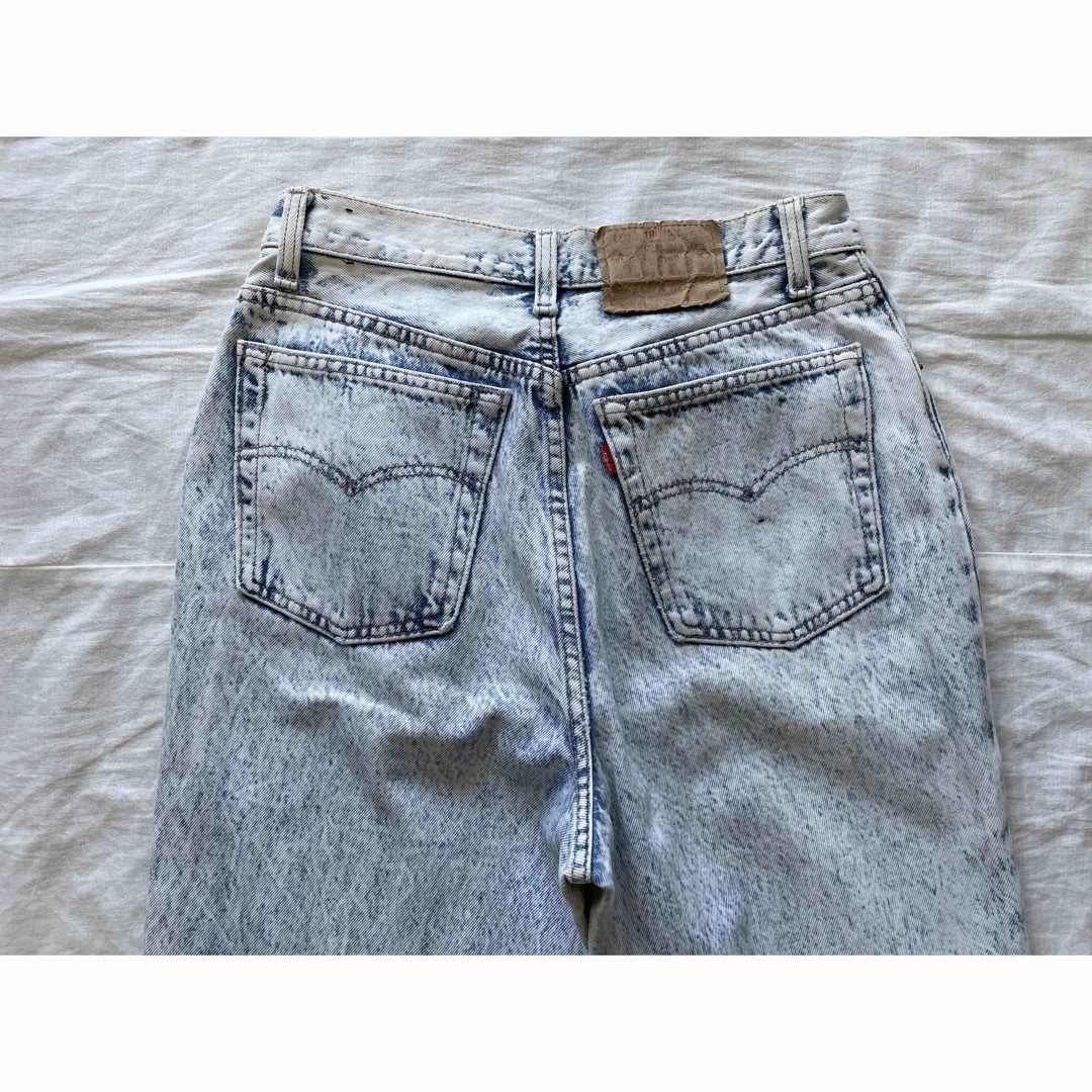 80' USA製 Levi's 501 13号 ケミカルウォッシュ ハイウェスト