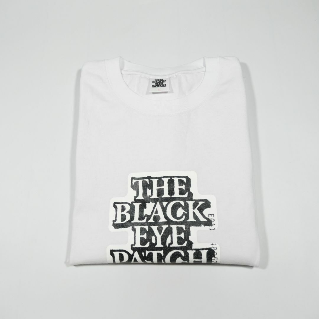 Black eye patch 23S OG LABEL TEE WHITE L