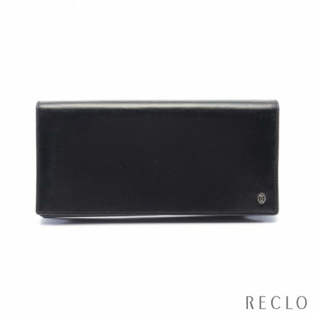 パシャ ドゥ カルティエ 二つ折り長財布 レザー ブラック jsco.gov.sl