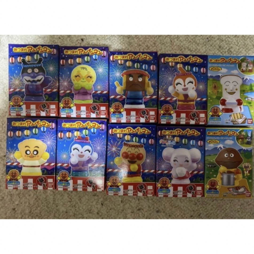 あつまれアンパンマン 全10種類セット 新品 エンタメ/ホビーのおもちゃ/ぬいぐるみ(キャラクターグッズ)の商品写真