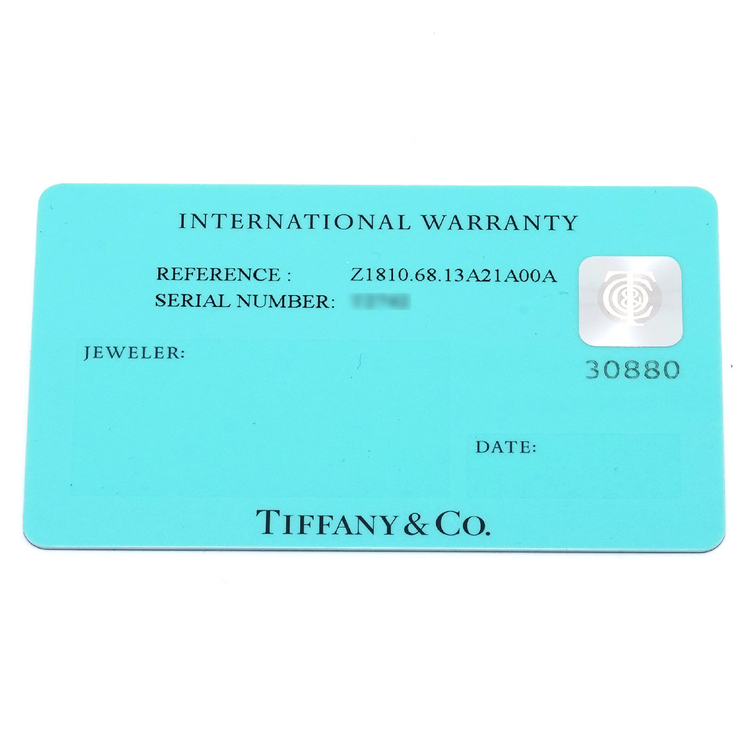 ティファニー TIFFANY & Co. Z1810.68.13A21A00A ホワイト メンズ 腕時計