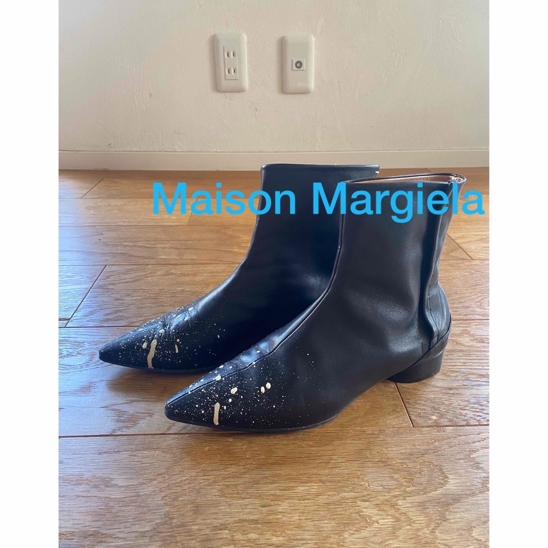 Maison Margiela~メゾンマルジェラ ポインテッドトゥブーツ | フリマアプリ ラクマ