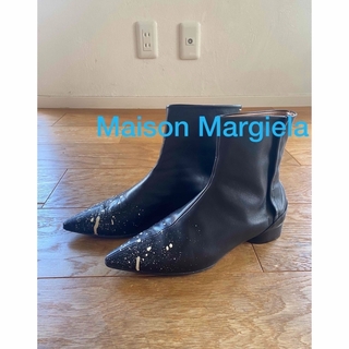 マルタンマルジェラ(Maison Martin Margiela)の Maison Margiela~メゾンマルジェラ ポインテッドトゥブーツ(ブーツ)