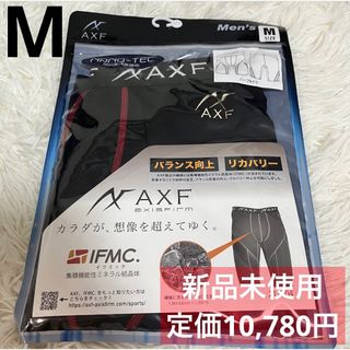 ベルガード(BELGARD)のAXF アクセフ ハーフタイツ M メンズ ブラック×赤　スポーツインナー(トレーニング用品)