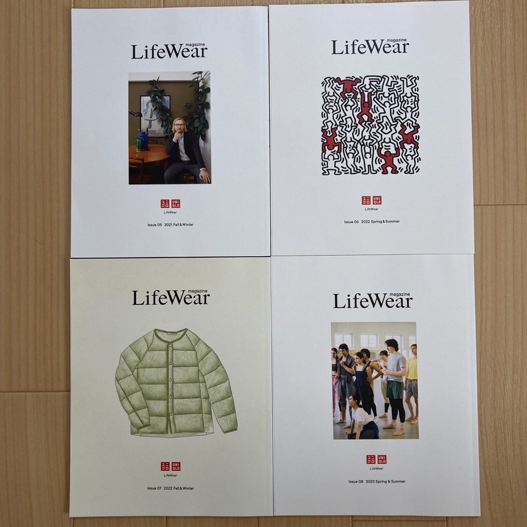 UNIQLO(ユニクロ)のUNIQLO LifeWear magazine マガジンIssue05〜08 エンタメ/ホビーの雑誌(ファッション)の商品写真