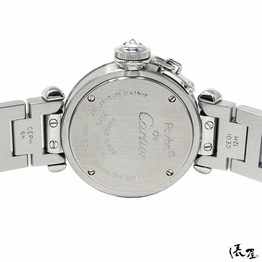 【ダイヤブレス】カルティエ ミスパシャ レディース SS 極美品 Cartier 時計 腕時計  SS【送料無料】