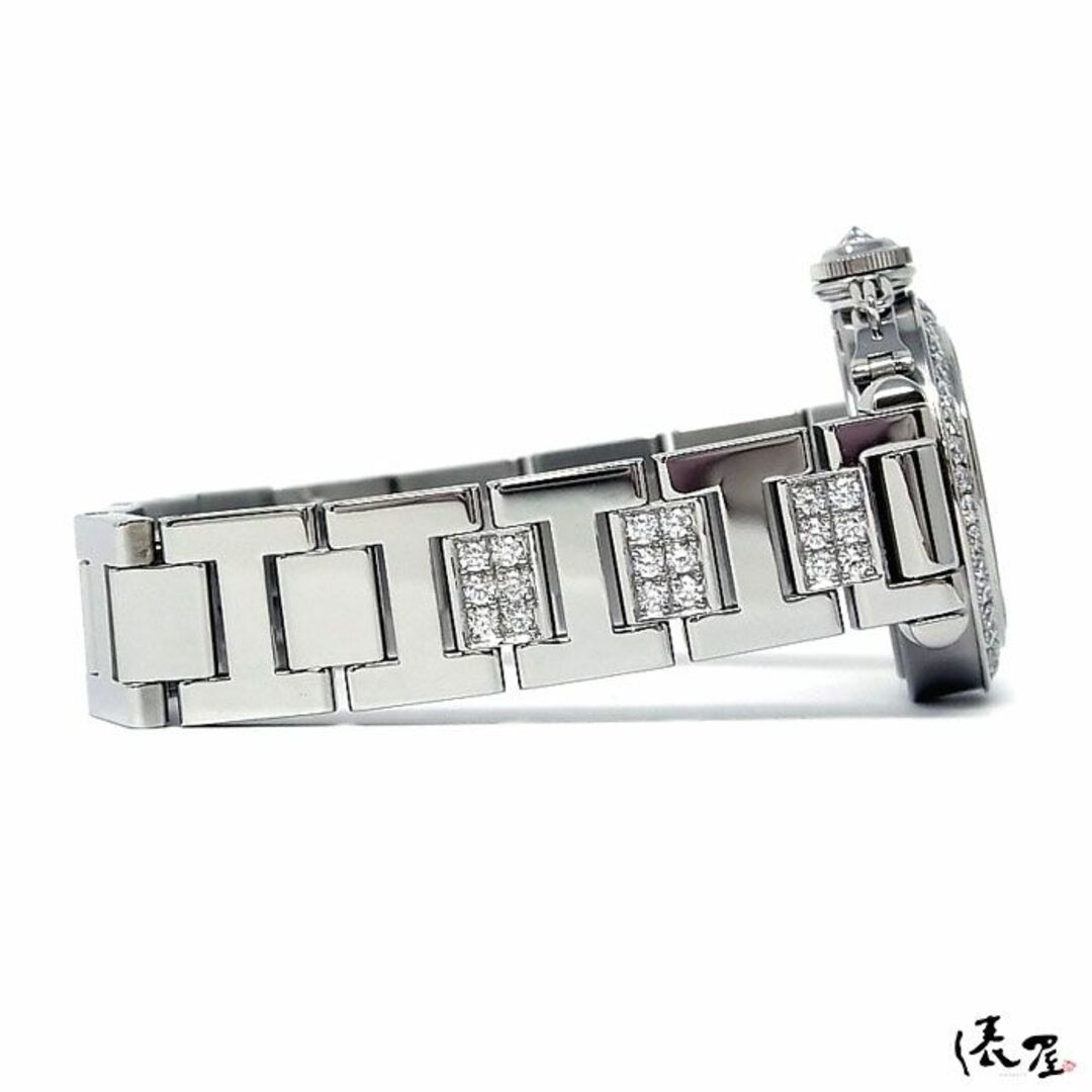【ダイヤブレス】カルティエ ミスパシャ レディース SS 極美品 Cartier 時計 腕時計  SS【送料無料】