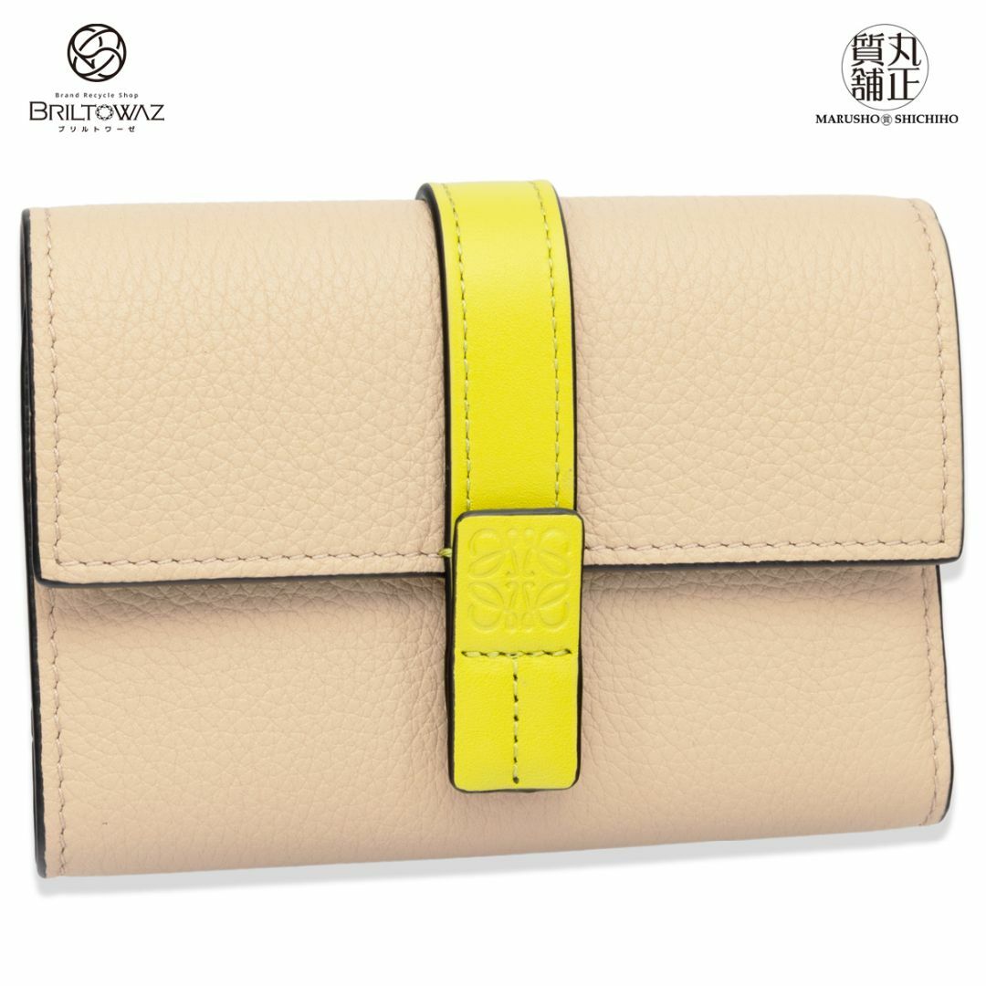 LOEWE - ロエベ バーティカルウォレット スモール 三つ折り ヌード