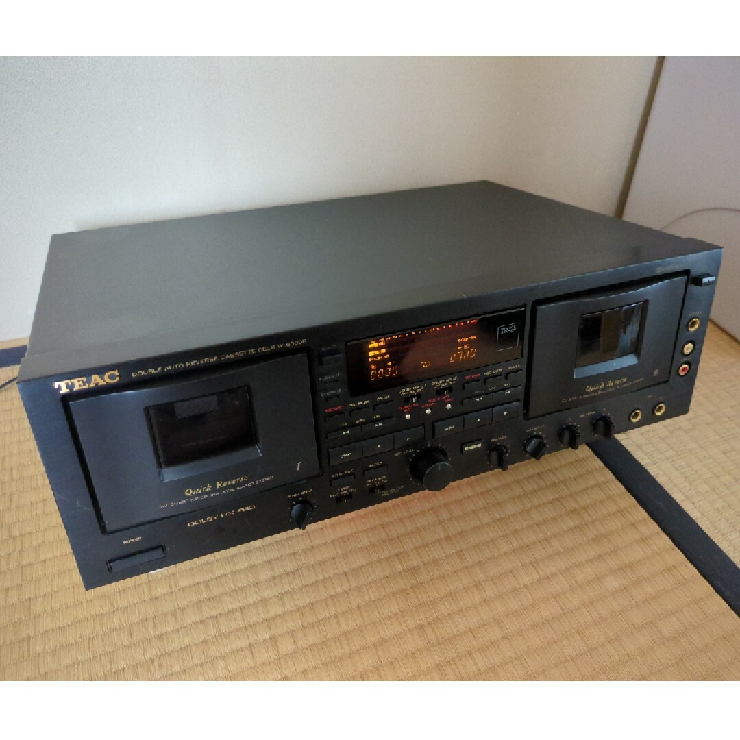 TEAC W-6000R Wカセットデッキ