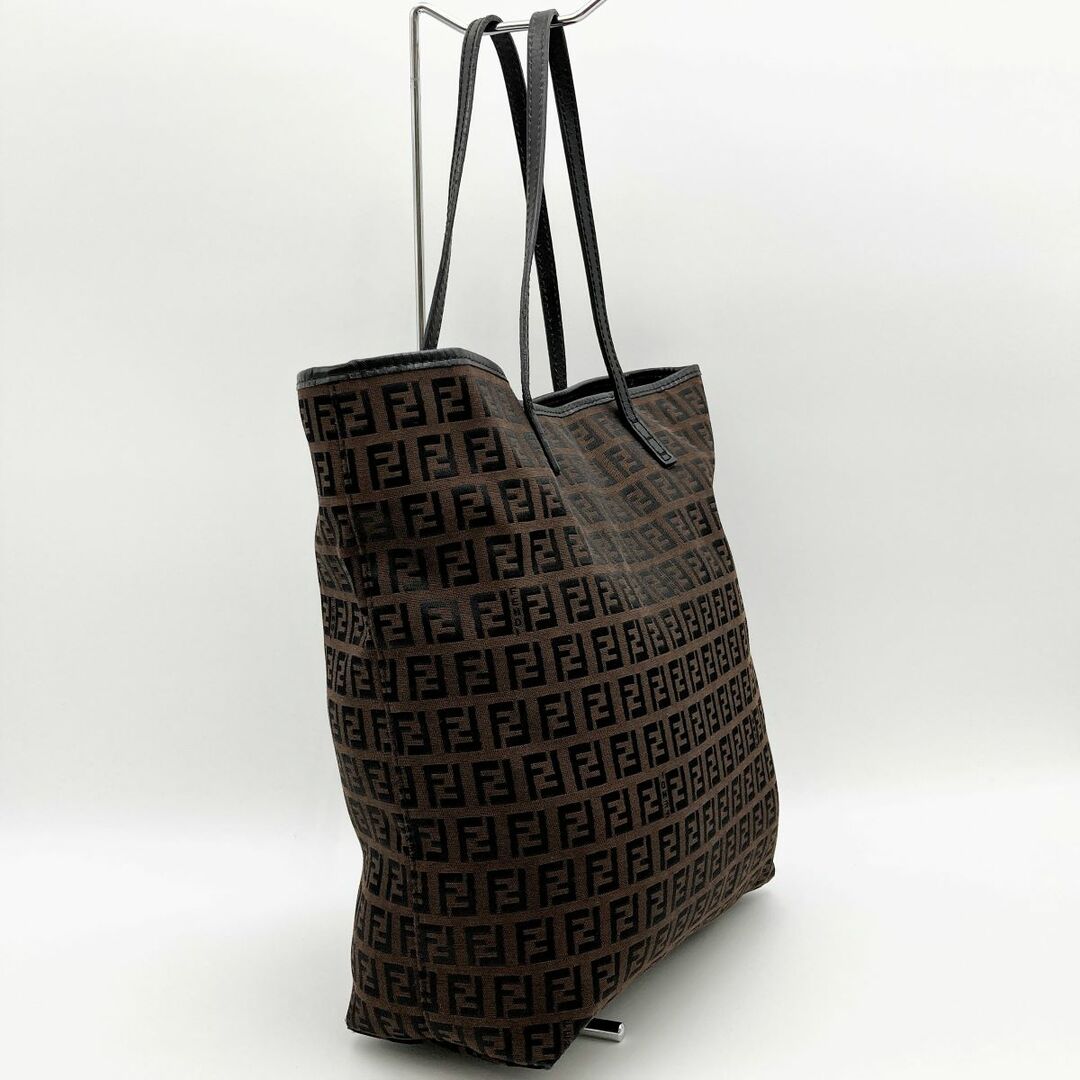 美品 FENDI フェンディ ズッキーノ トートバッグ ショルダーバッグ