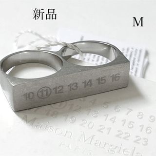 マルタンマルジェラ(Maison Martin Margiela)の新品M メゾン マルジェラ リング 2フィンガーリング ダブルフィンガーリング(リング(指輪))