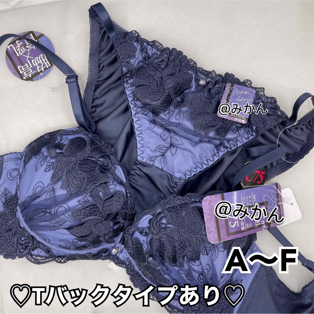 新品！EFありボタニカルレースブラジャーショーツセット