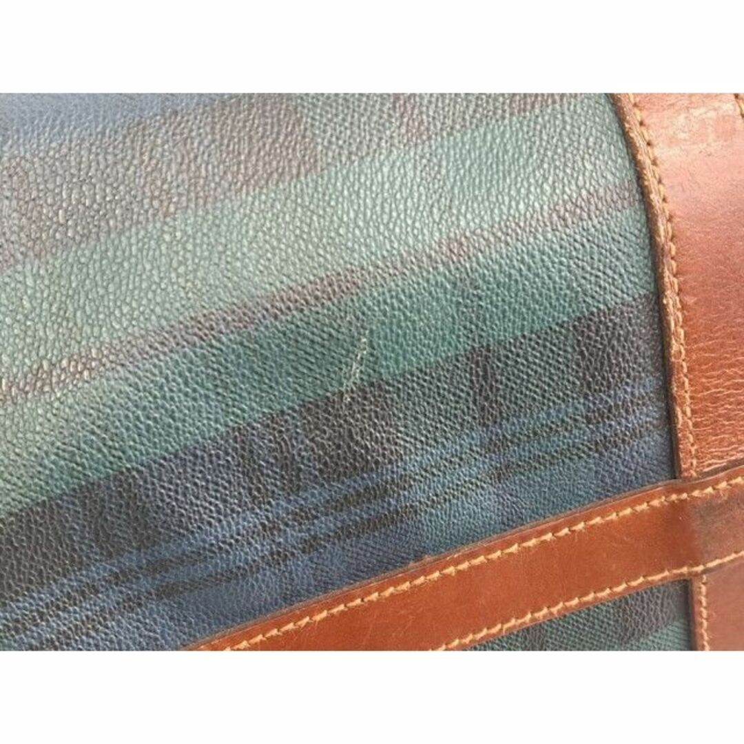 ポロ ラルフローレン ボストンバッグ 2WAY チェック グリーン 緑