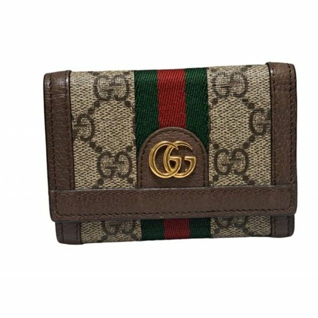 極美品】GUCCI ラウンド長財布 シェリーライン GGキャンバス ウェブ-