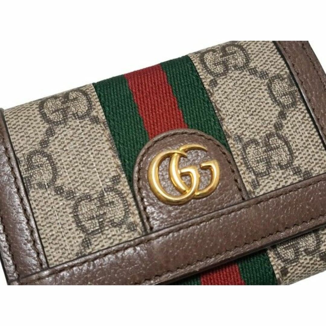 Gucci - 美品 グッチ 財布 コンパクト オフィディア 三つ折り