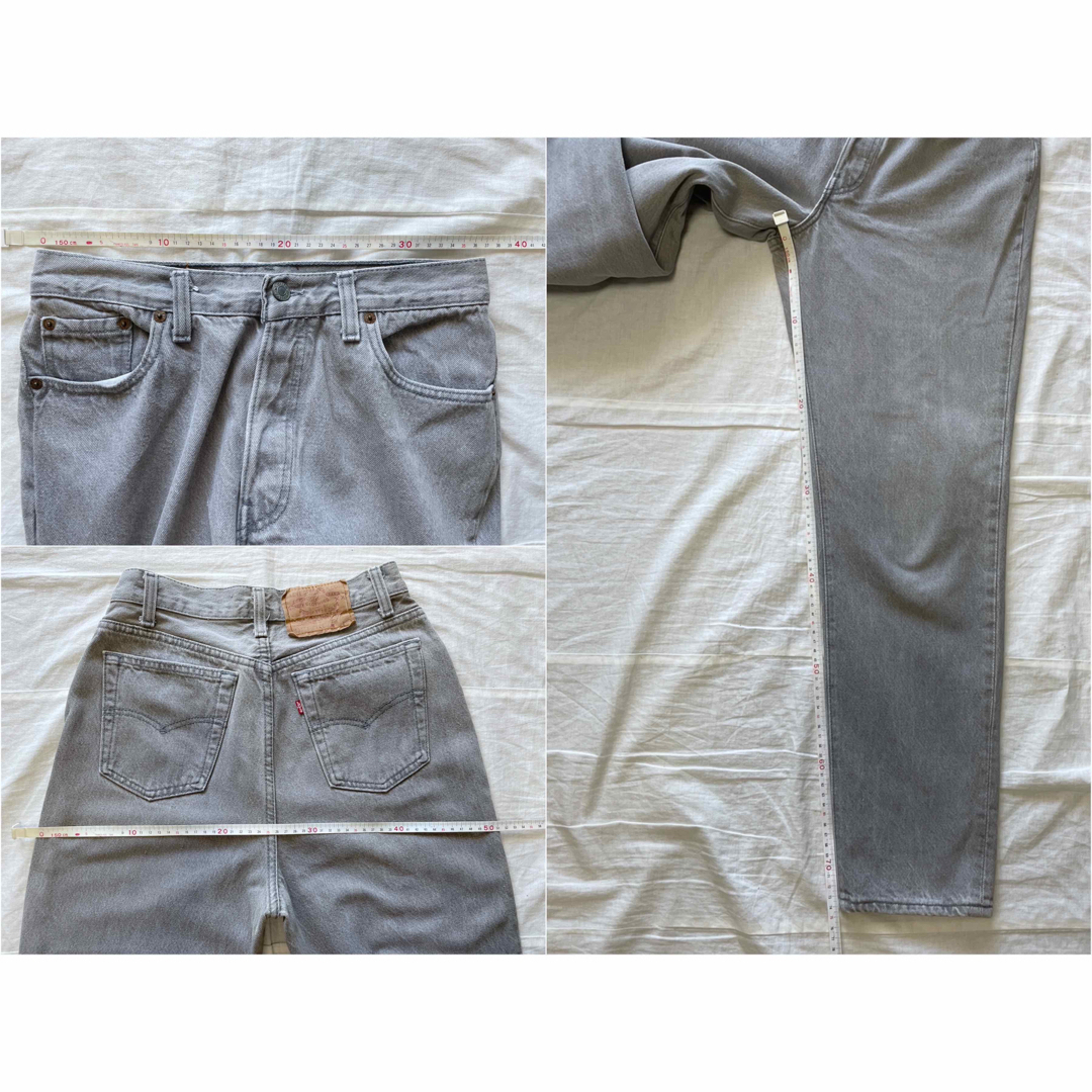 80' USA製 Levi's 501 11号ハイウェスト ナイロンフットボタン