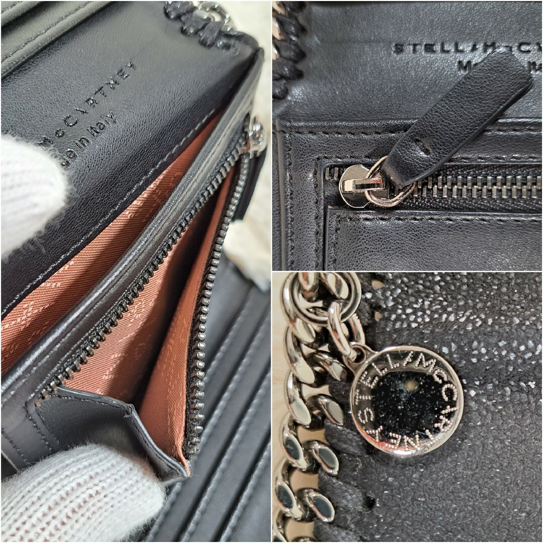 Stella McCartney(ステラマッカートニー)の【美品】STELLA McCARTNEY ファラベラ 黒 財布 レディースのファッション小物(財布)の商品写真