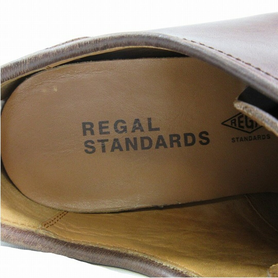 REGAL STANDARDS 60CR 茶 ウィングチップ レースアップ 25