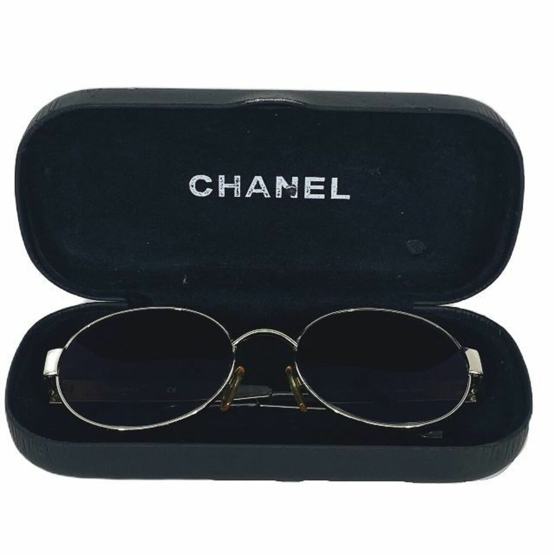CHANEL - シャネル CHANEL サングラス メタルフレーム シルバー CHANEL - シャネル CHANEL サングラス メタルフレーム シルバー