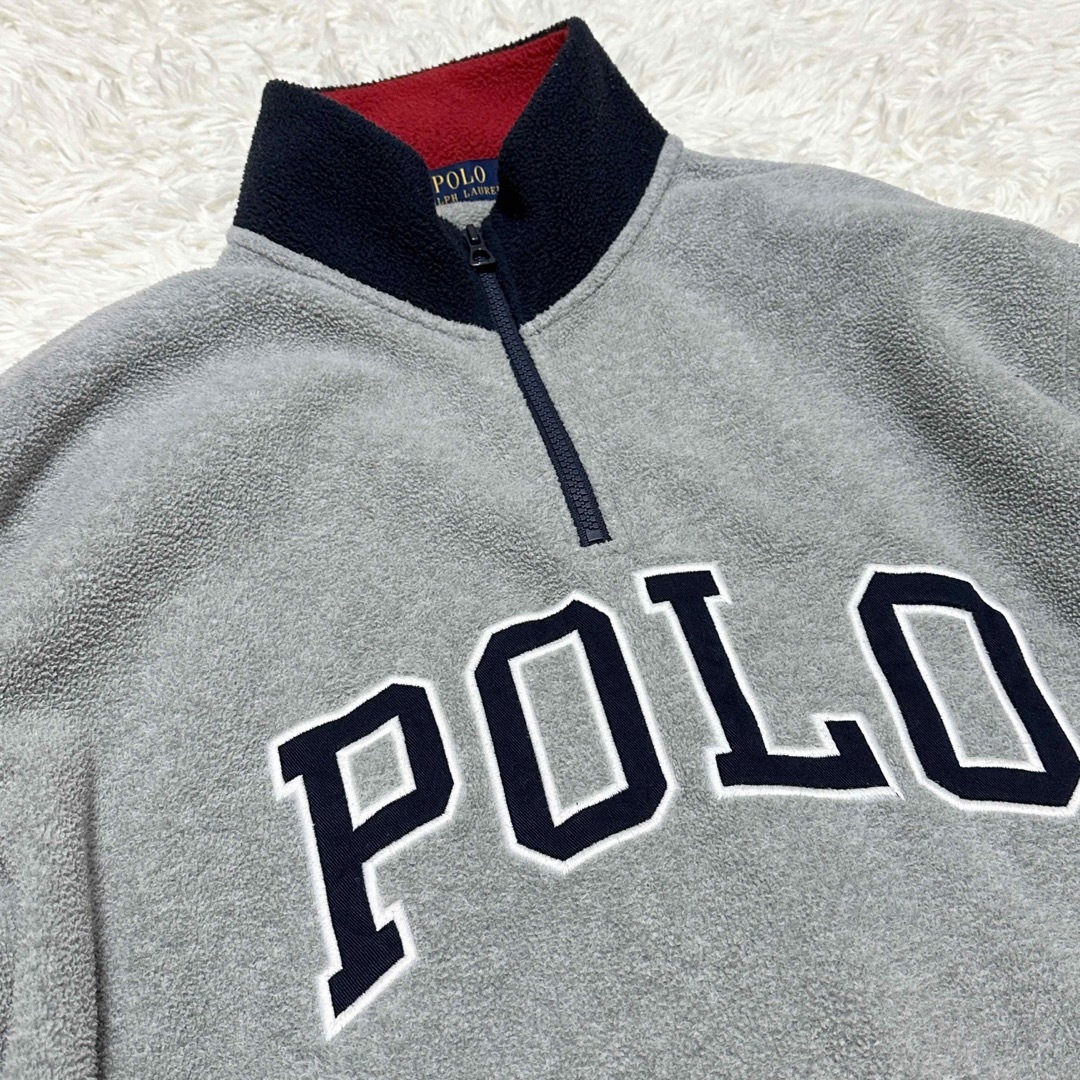 POLO RALPH LAUREN - 美品 ポロ ラルフローレン フリース ハーフジップ