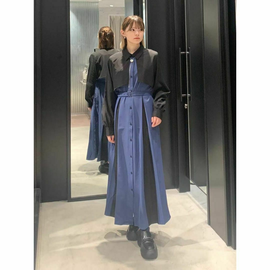 HARE - 2023AW 新品 定番アイテム HARE バイカラータックワンピース