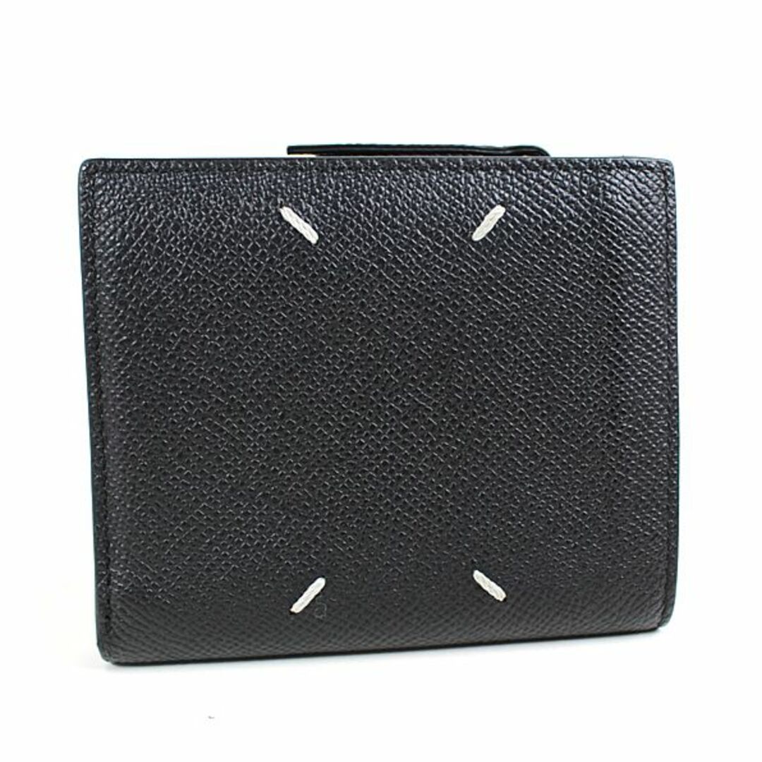 メゾンマルジェラ　二つ折り財布　ミニ財布　黒　ブラック　極美品 r091