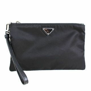 プラダ(PRADA)のプラダ セカンドバッグ　クラッチバッグ　新品同様 化粧ポーチ ポーチ ブラック　黒　PRADA 2NH004 r154　【中古】(セカンドバッグ/クラッチバッグ)