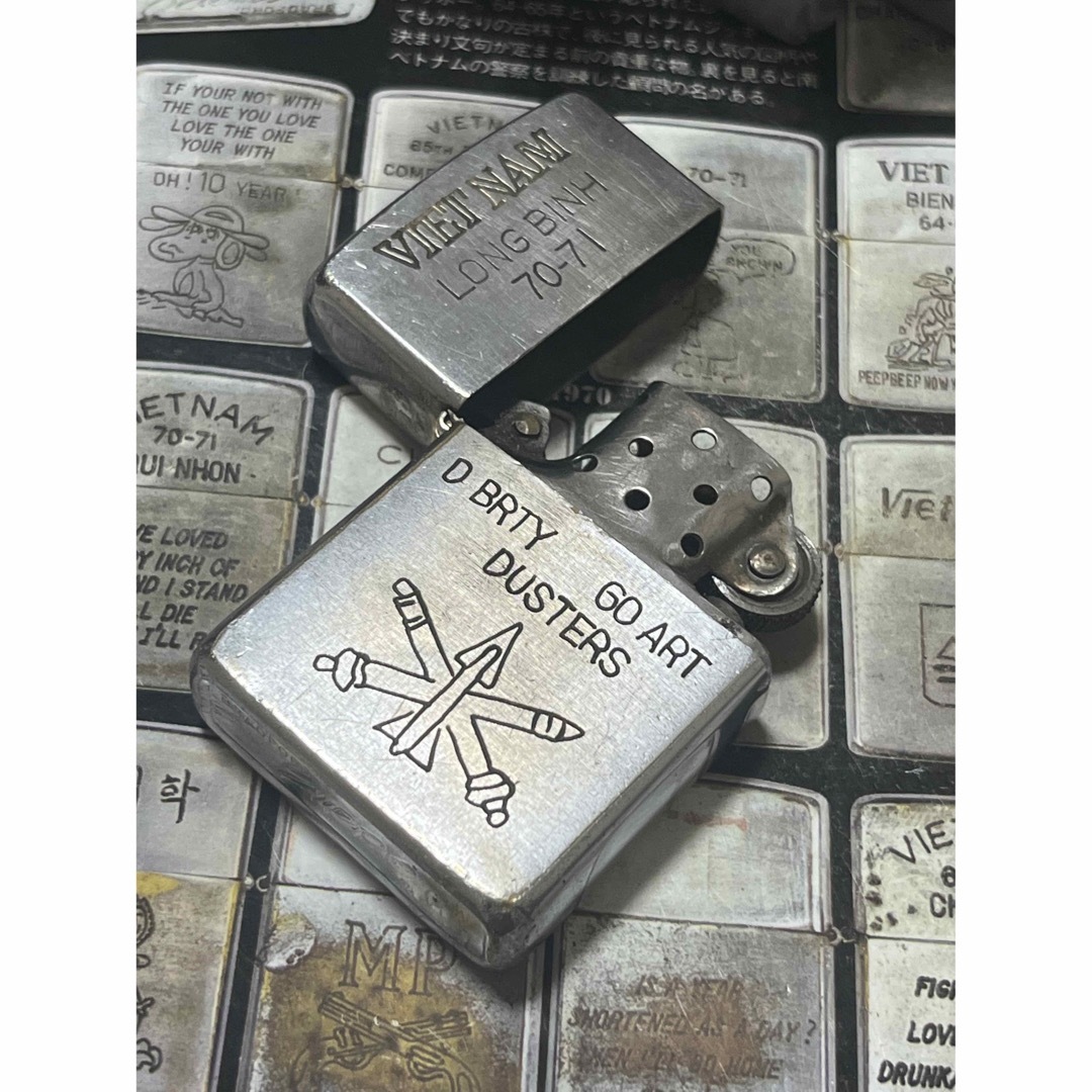 【ベトナムZIPPO】本物 1970年製ベトナムジッポー「ベトナム地図」QU