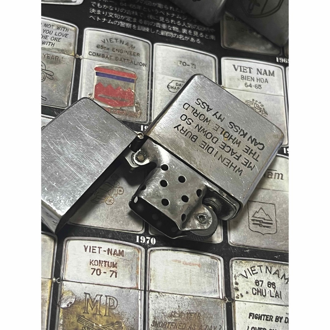 【ベトナムZIPPO】本物 1970年製ベトナムジッポー「ベトナム地図」QU