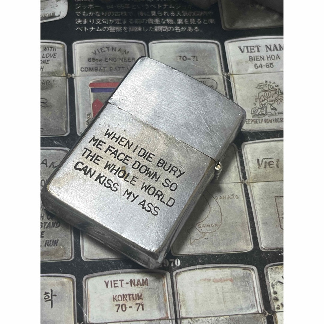 【ベトナムZIPPO】本物 1970年製ベトナムジッポー「ベトナム地図」QU