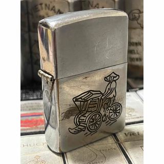 ジッポー(ZIPPO)の【ベトナムZIPPO】本物 1967年製ベトナムジッポー「シクロ」NHA TRA(タバコグッズ)