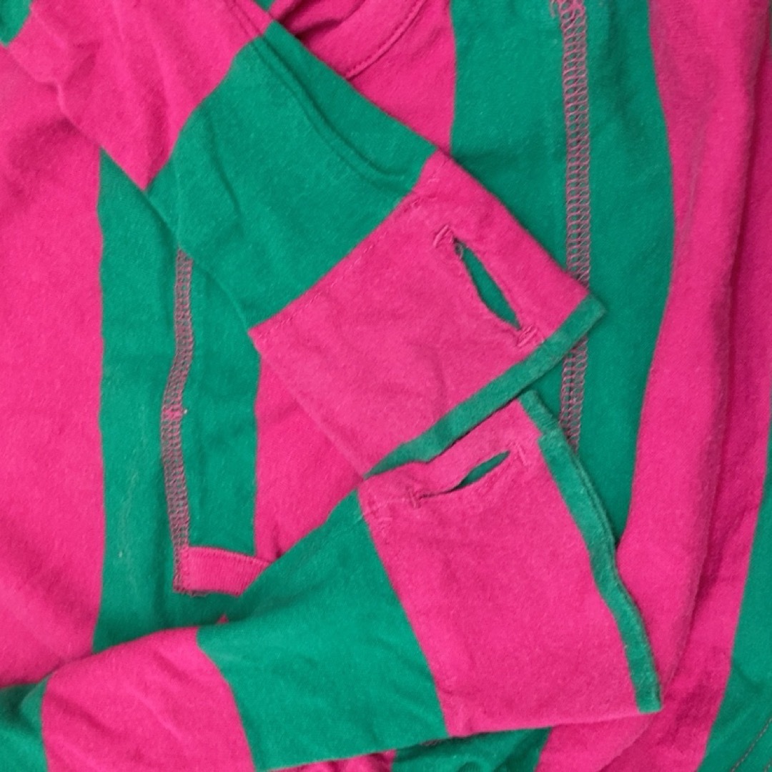 Ralph Lauren(ラルフローレン)のラルフローレン　2T キッズ　ベビー　女の子　パーカー　ボーダー キッズ/ベビー/マタニティのキッズ服女の子用(90cm~)(Tシャツ/カットソー)の商品写真