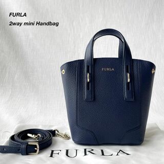 Furla - 極美品 フルラ ペルラ レザー ミニハンドバッグ 2way 