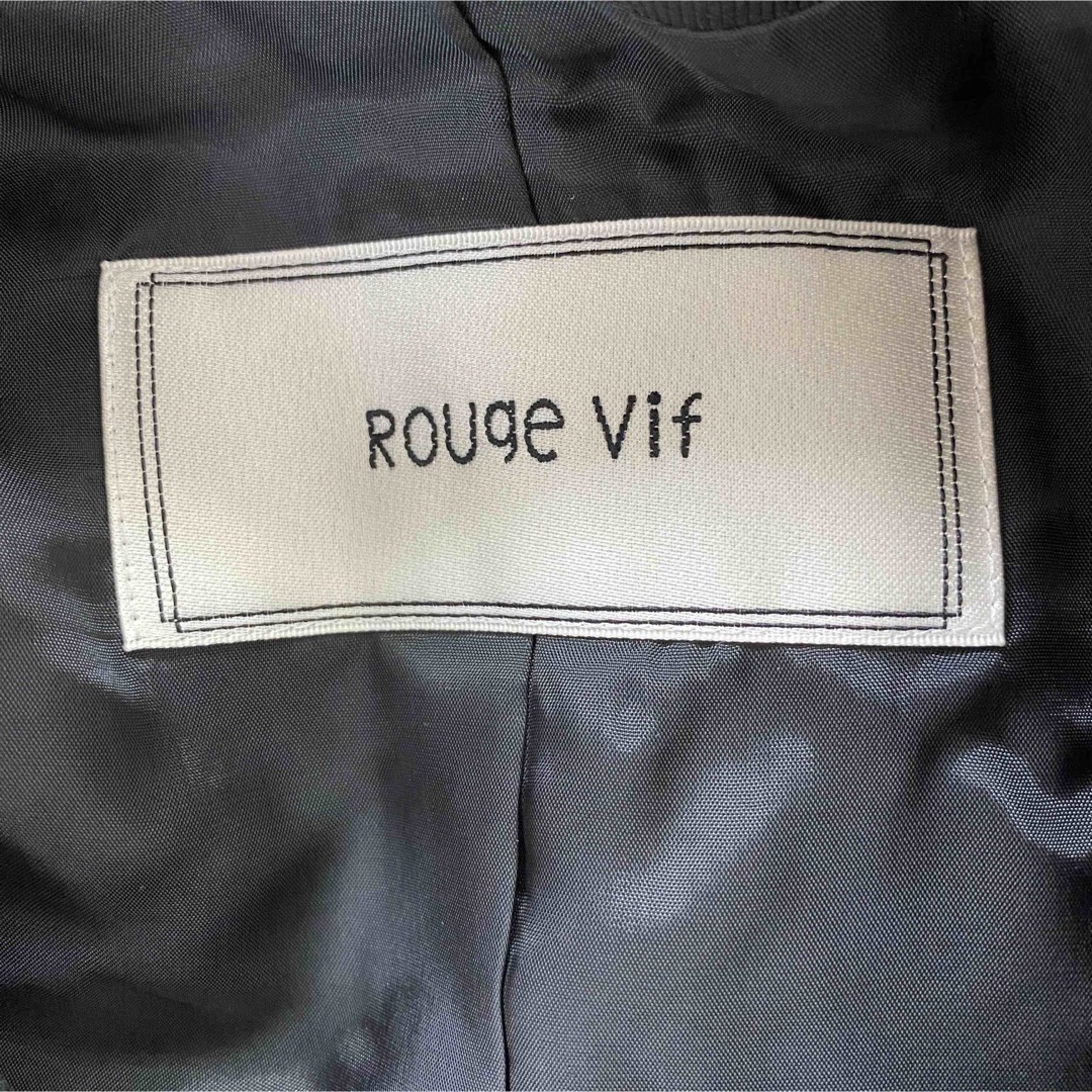 Rouge vif(ルージュヴィフ)のr3676 ルージュヴィフ ROUGE Vif ジャケット レディースのジャケット/アウター(ノーカラージャケット)の商品写真