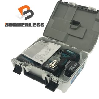 マキタ(Makita)の☆未使用品☆ makita マキタ 14.4V 充電式インパクトドライバ TD138DRFXW 白/ホワイト バッテリー2個(14.4V 3.0Ah)充電器+ケース 77507(工具)