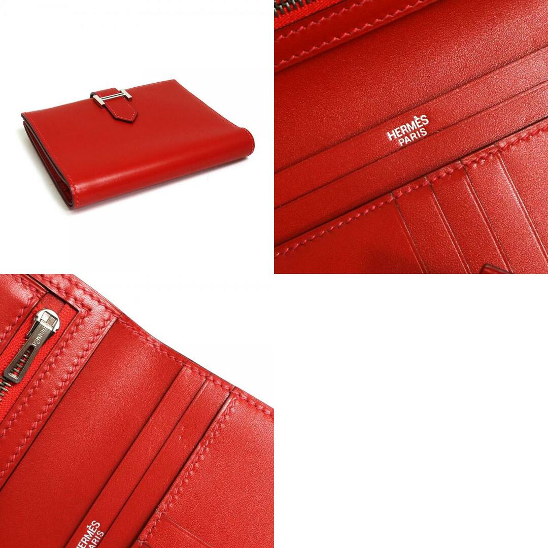 Hermes - エルメス ベアン コンパクト 二つ折り財布 ボックスカーフ