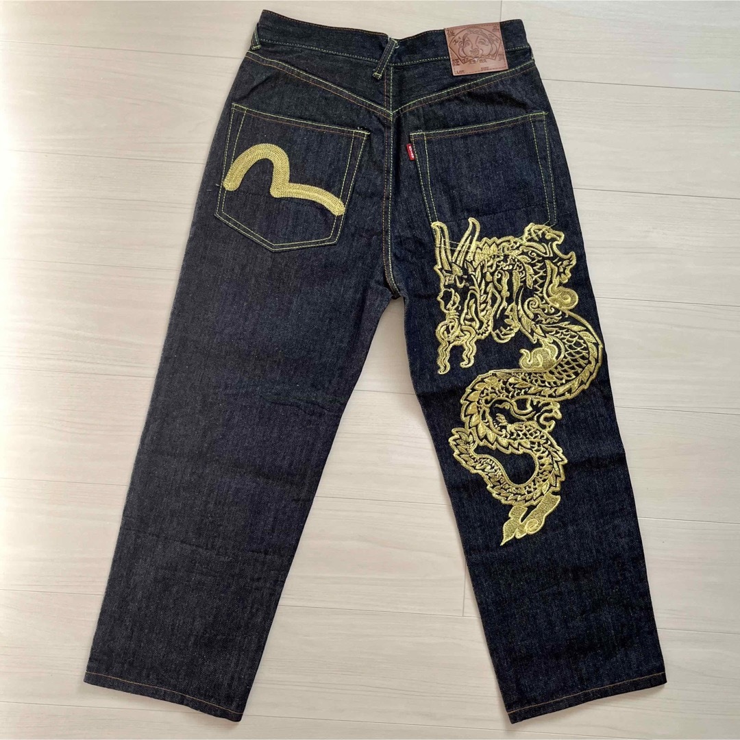 EVISU LOT2001 NO.2デニム  紫かもめ 36×35