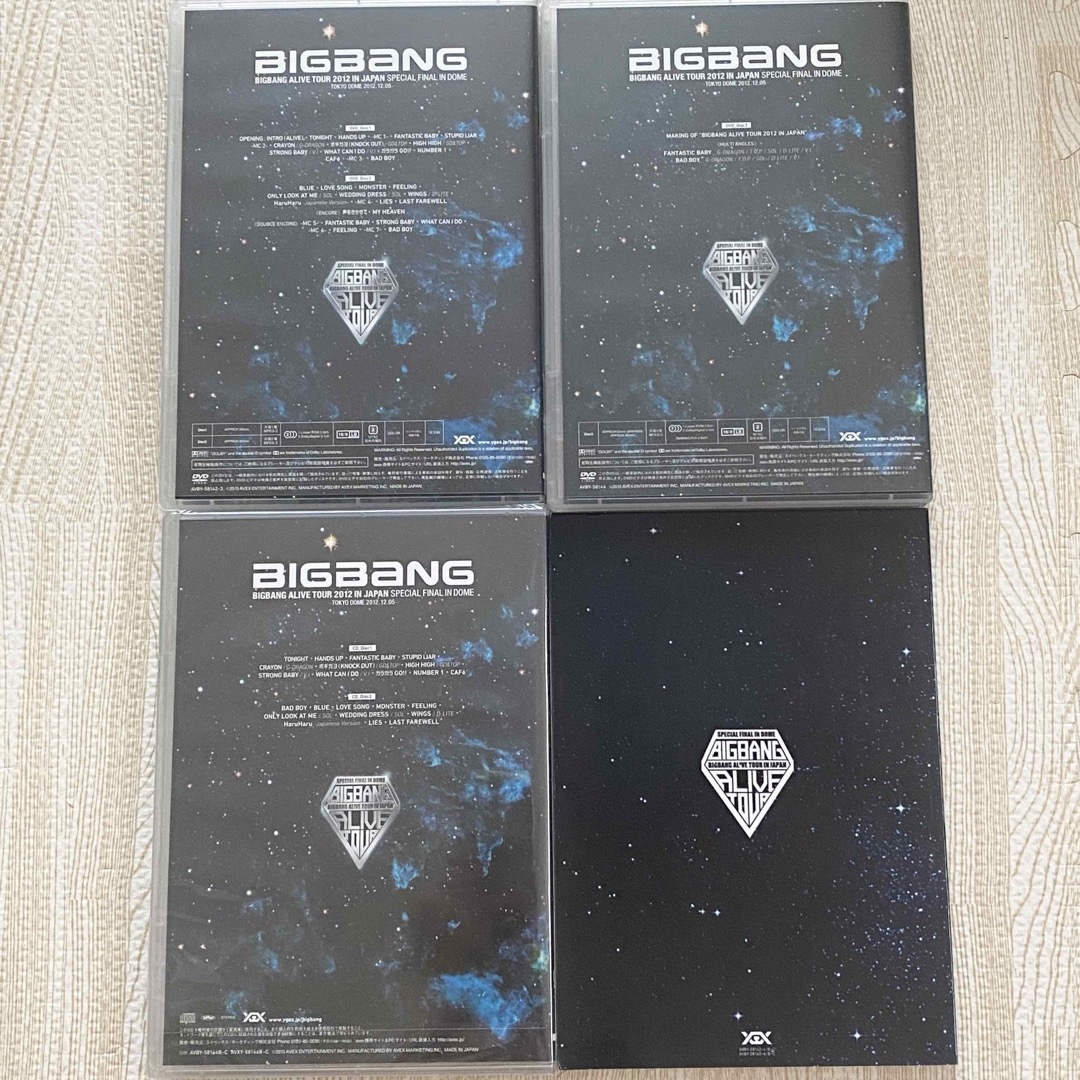 BIGBANG CD+DVD セット(韓国語)