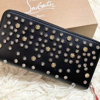 クリスチャンルブタン(Christian Louboutin)の近年モデル　美品　クリスチャンルブタン 長財布 パネトーネ ゴールド×シルバー(財布)