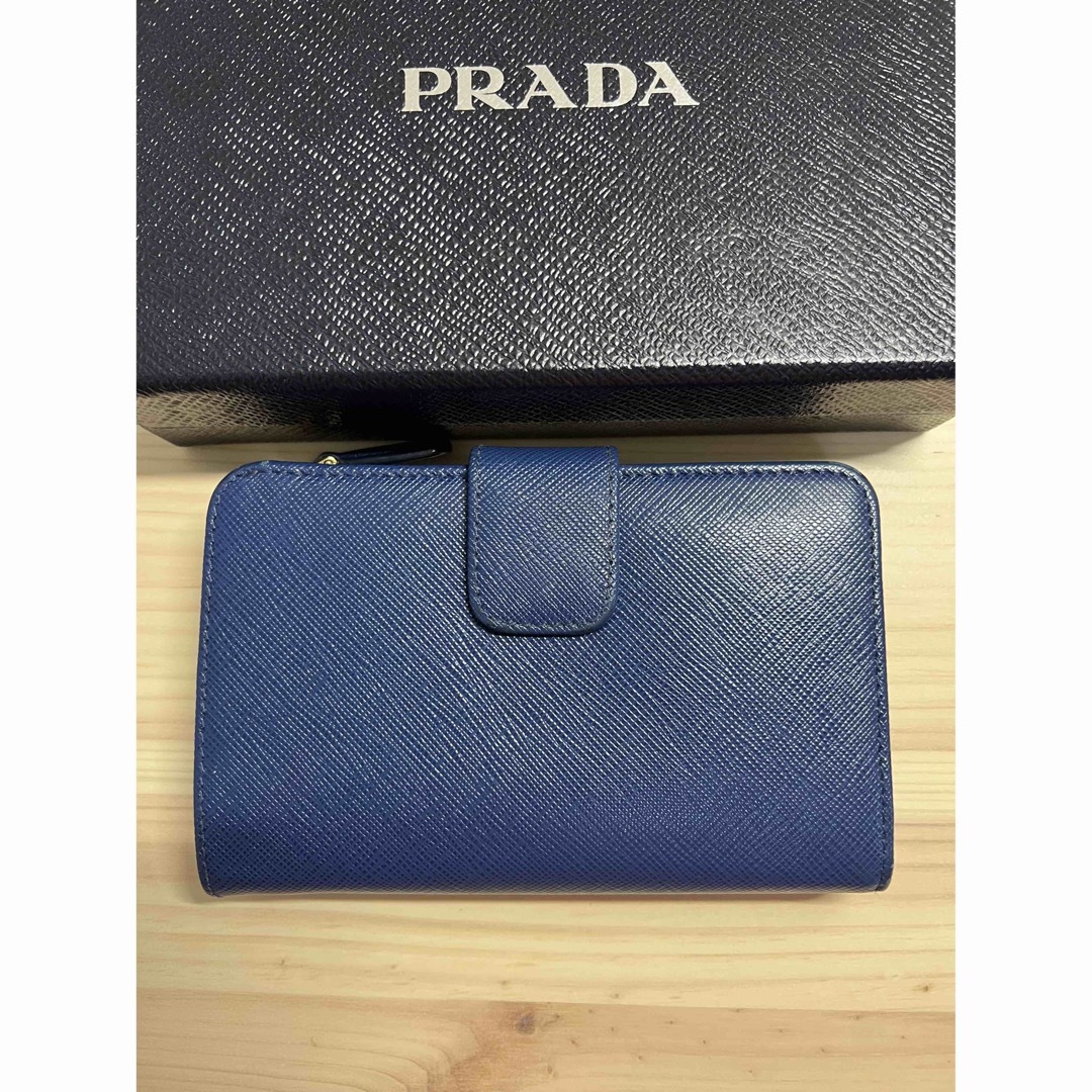 PRADA プラダ 財布 1ML225 紺色