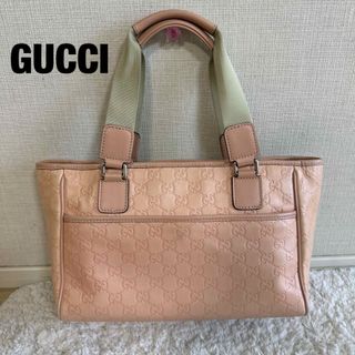 グッチ(Gucci)のGUCCI グッチ シマ GG トートバッグ レザー(トートバッグ)