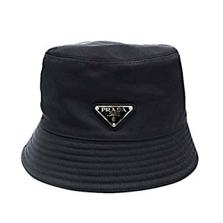 PRADA - 【美品】PRADA プラダ バケットハット ナイロン ブラック