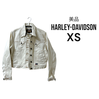 ハーレーダビッドソン(Harley Davidson)の⚪︎HARLEY-DAVIDSON デニムジャケット　XS(Gジャン/デニムジャケット)