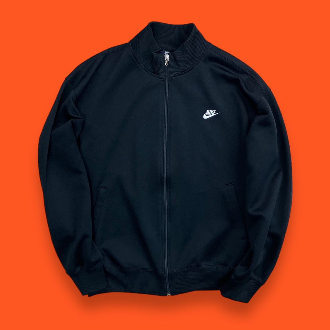 NIKE(ナイキ)の80s 日本製 NIKE ナイキ ヴィンテージトラックジャケット ジャージ 黒 メンズのトップス(ジャージ)の商品写真