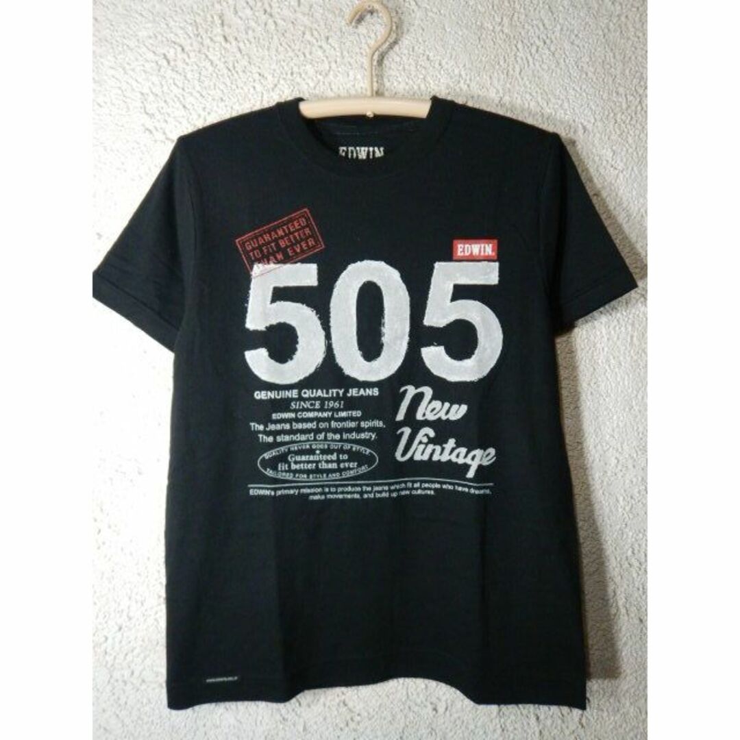 EDWIN(エドウィン)のo6885　美品　EDWIN　エドウィン　505　ビッグロゴ　デザイン　tシャツ メンズのトップス(Tシャツ/カットソー(半袖/袖なし))の商品写真