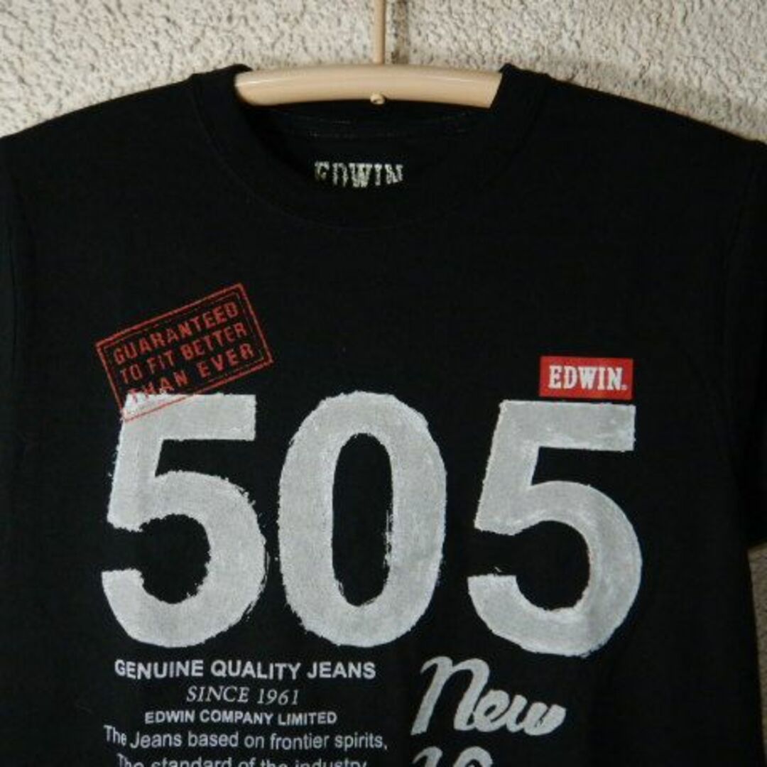 EDWIN(エドウィン)のo6885　美品　EDWIN　エドウィン　505　ビッグロゴ　デザイン　tシャツ メンズのトップス(Tシャツ/カットソー(半袖/袖なし))の商品写真