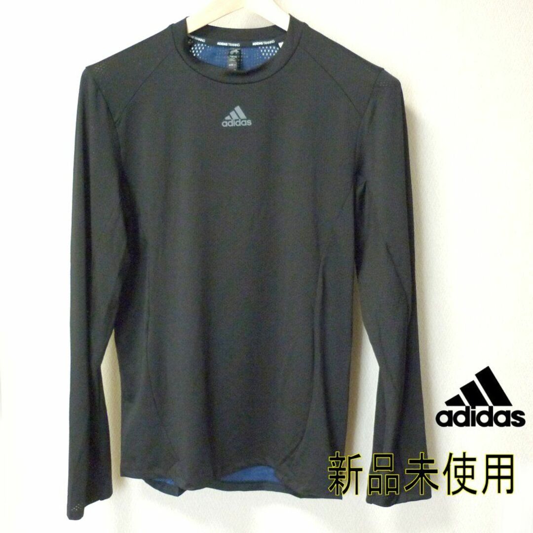 adidas - 定価6600円新品XL☆ アディダス 黒背面メッシュ トレーニング