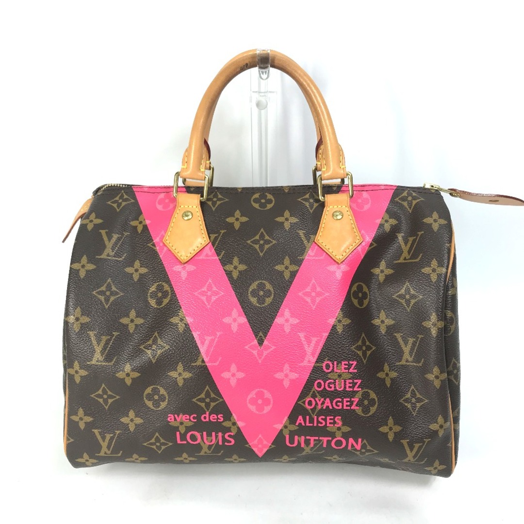 レディースルイヴィトン LOUIS VUITTON スピーディ30 M41533 モノグラム V ハンドバッグ カバン ボストンバッグ モノグラムキャンバス ブラウン