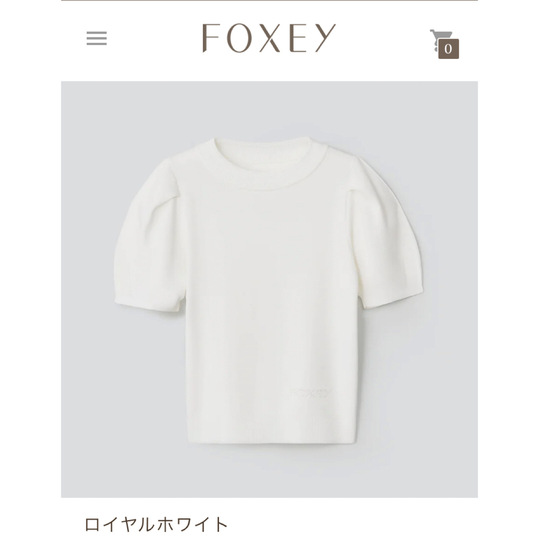foxey 2023 knit top vera マスカット　38  43438