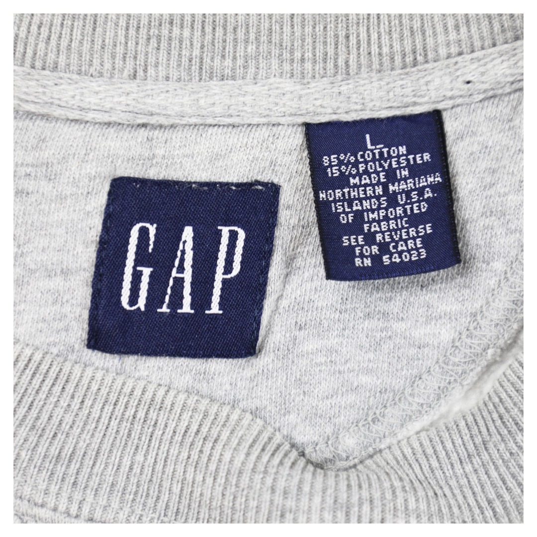 00s~ OLD GAP オールドギャップ 前V リブデザイン スウェット